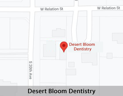 Map image for Options for Replacing Missing Teeth in Safford, AZ